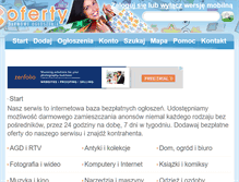 Tablet Screenshot of eoferty.com.pl
